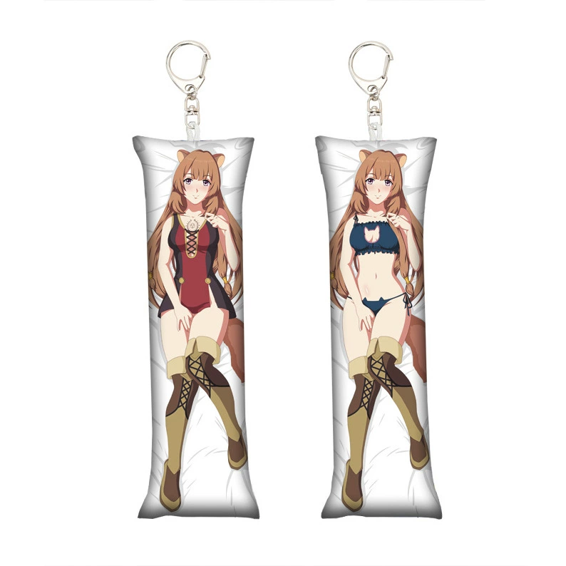 [动漫盾之勇者成名录小抱枕钥匙扣迷你书包挂饰Mini Dakimakura] → [анимэ: Защитник слабых] мини-подушка брелок ключей рюкзак подвеска