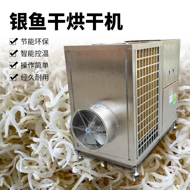 银鱼干烘干机 小鱼仔烘干箱 空气能海鱼冷热风烘干房生产厂家