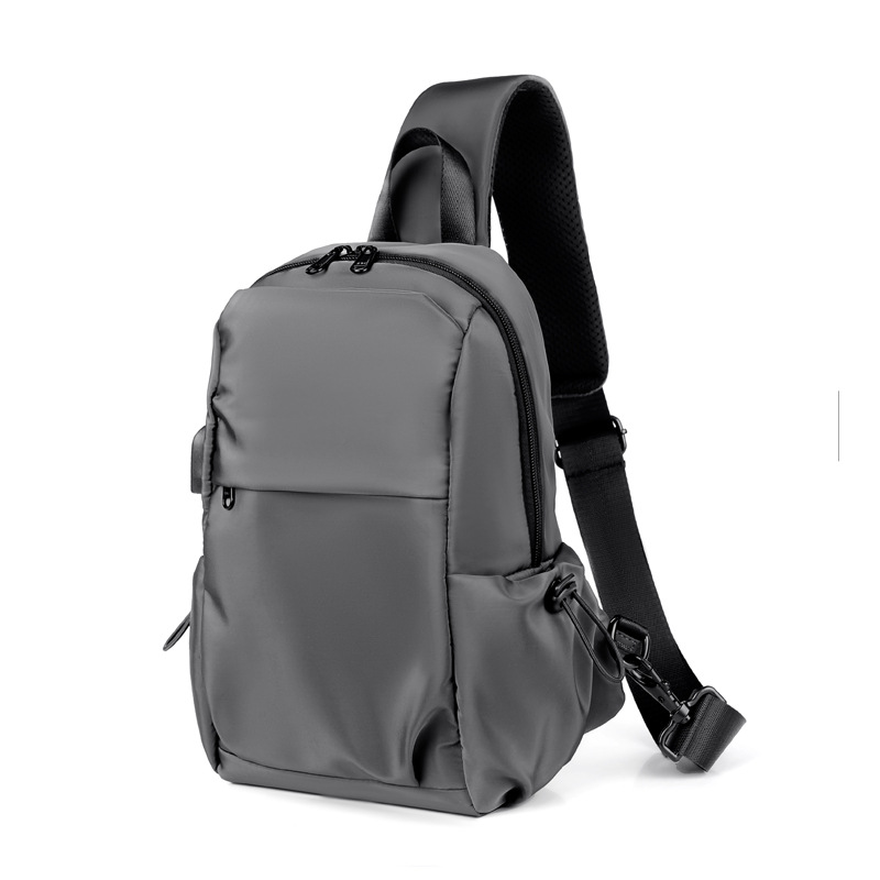 Bolso de pecho de hombre ligero nueva moda casual mochila deportiva al aire libre bolso de pecho de viaje bolso de hombre a prueba de salpicaduras