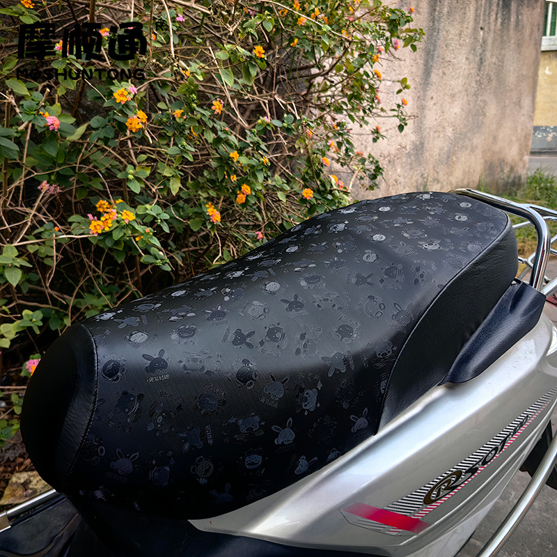 Winter Electric Motorcycle Waterproof Sunscreen Scratch-resistant Thickened Cushion Cover Battery Car Rainproof Cushion Cover