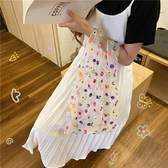 New Model 0492 Embroidered Multi-colored Flower Fairy Bag Cute Fresh Net Handle Bag Wholesalers