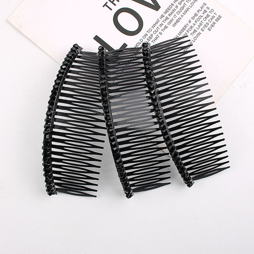 Crystal comb broken hair comb plate hair accessories hairpin top clip comb upside down hairpin simple non-slip bangs comb for women