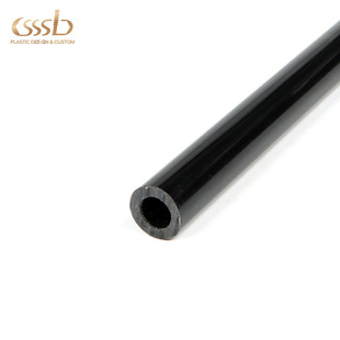 To figure processing ABS plastic profile support trunk straight rubber strip plastic round tube extrusion molding plastic products