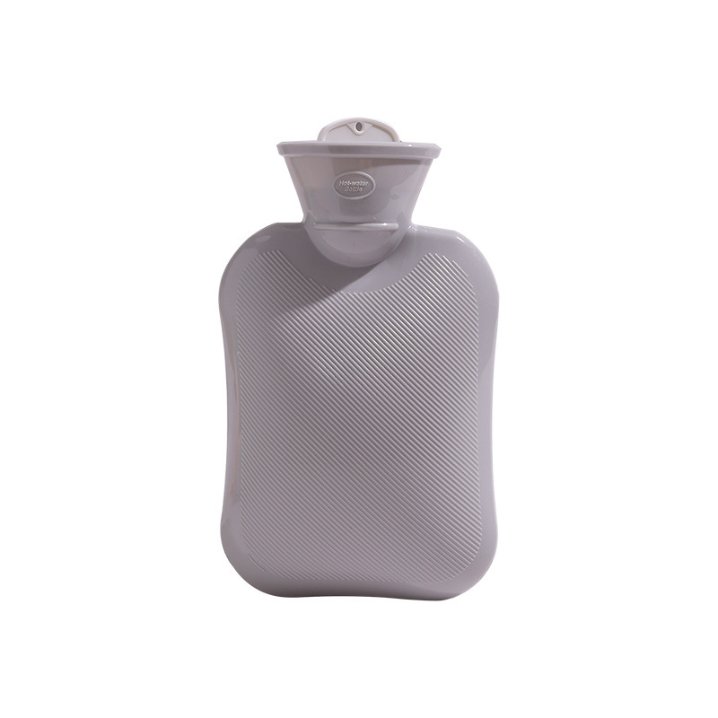 Light gray hot water bottle