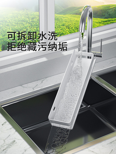 Kitchen rack wholesale punch-free stainless steel wall-mounted removable white kitchen storage seasoning rack