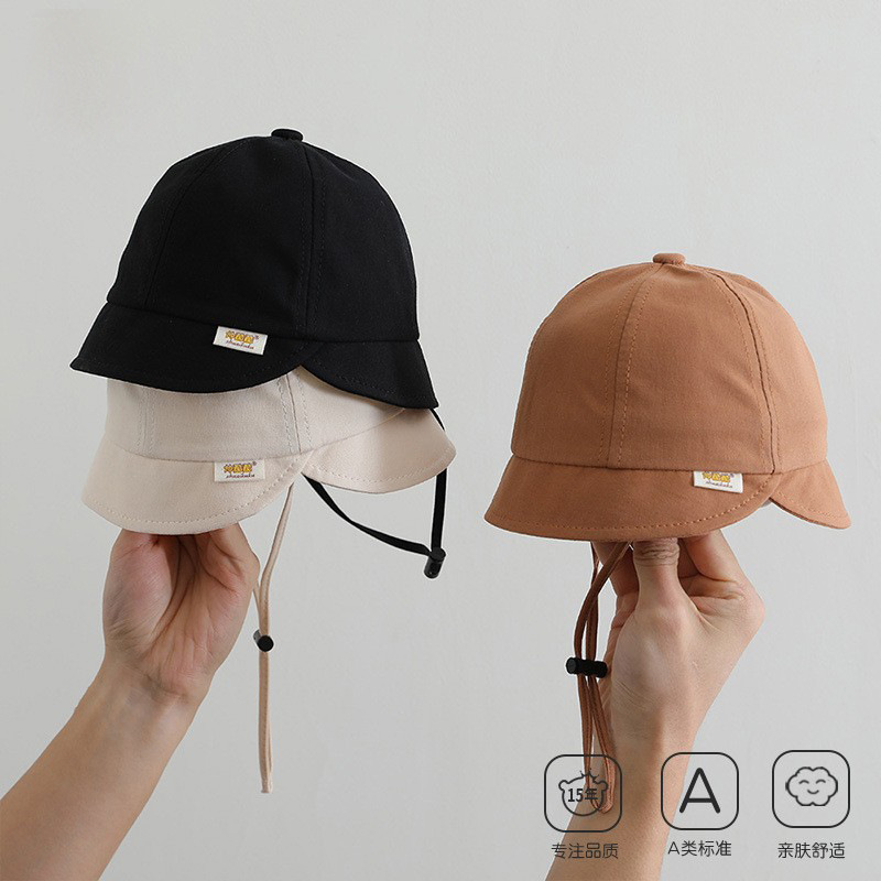 Sombreros para bebés primavera y otoño nuevo algodón para niños sombreros solares sombreros pescadores sombreros para bebés sombreros de boca de pato sombreros