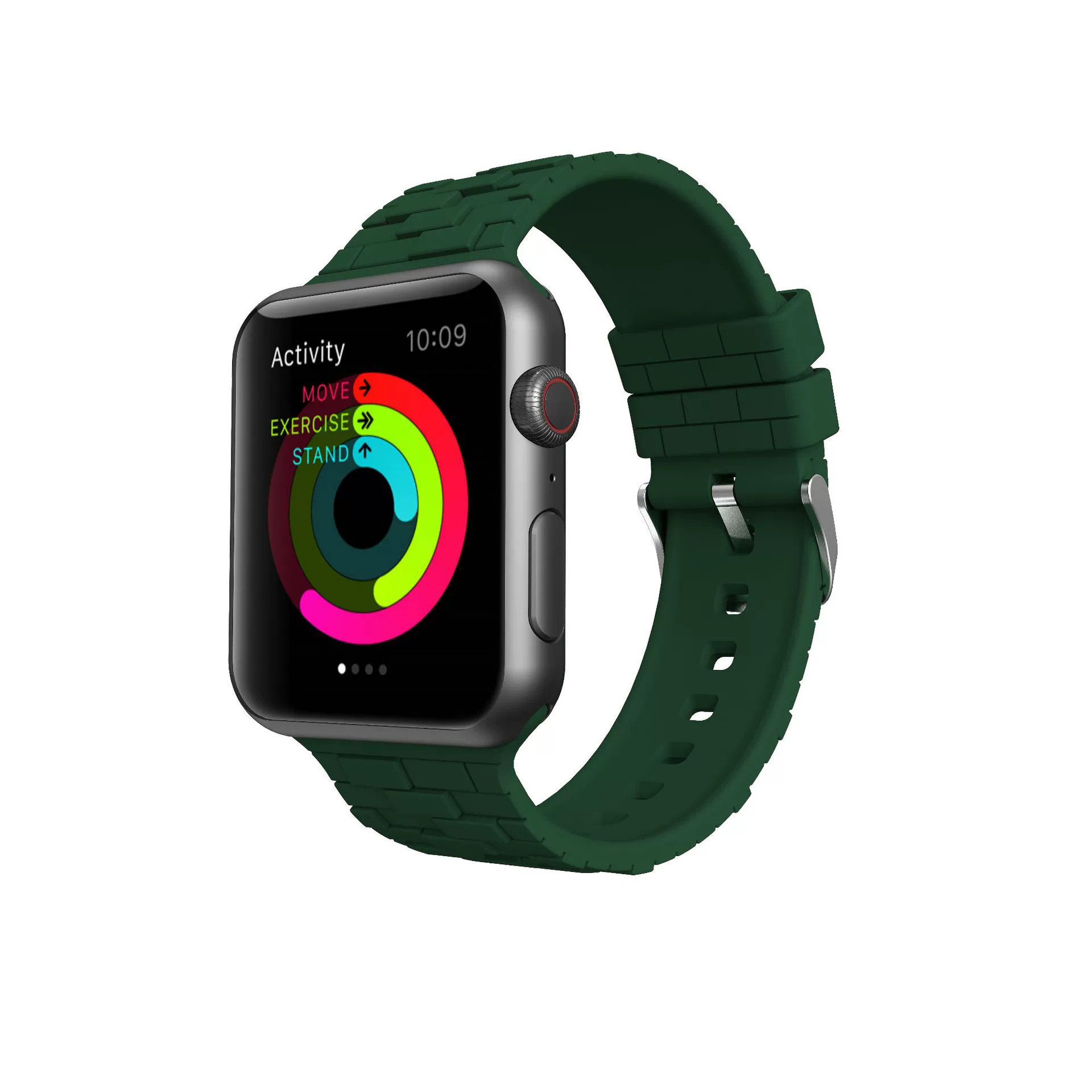 Apple, силиконовый ремешок для часов, кубик Рубика