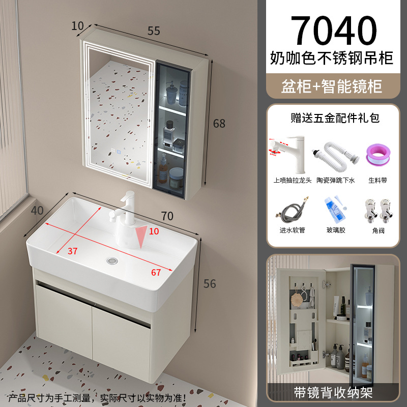 7040 cabinet colgante de acero inoxidable aluminio blanco pulverización de extracción