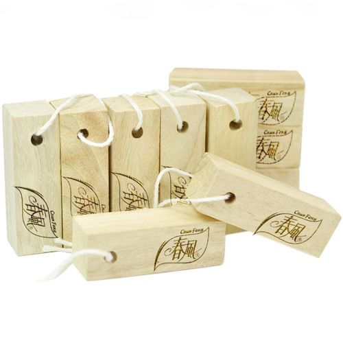 Spring breeze natural camphor wood strips, mildew-proof and moth-proof camphor wood wardrobe, moth-proof camphor wood ball camphor ball camphor strips 10 pieces