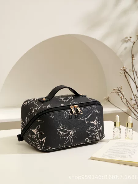 Popular Cross-Border New Toiletry Bag for Women, Portable Travel Storage Bag, Large-Capacity High-End Makeup Bag