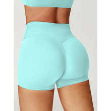 Y 31342 High Waist Yoga Shorts �����٤�̿�羳����ͨ��