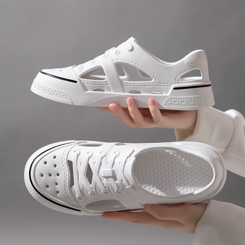 2024, обувь LUCHI Croc, повседневные нескользящие пляжные сандалии для пар, уличная обувь Baotou, дышащая уличная обувь на мягкой подошве