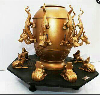 历史地理 教学仪器J39151 地动仪模型 张衡地动仪模型 地震仪模型