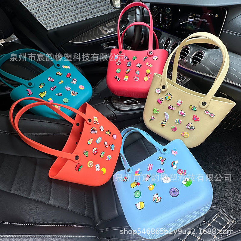 Southeast Asia Hot Beach Storage Bag Multicolor Hole Basket EVA Bag Hand Basket Pet Bag Handbag Southeast Asia Hot Beach Storage Bag Multicolor Hole Basket EVA Bag Hand Basket Pet Bag Handbag