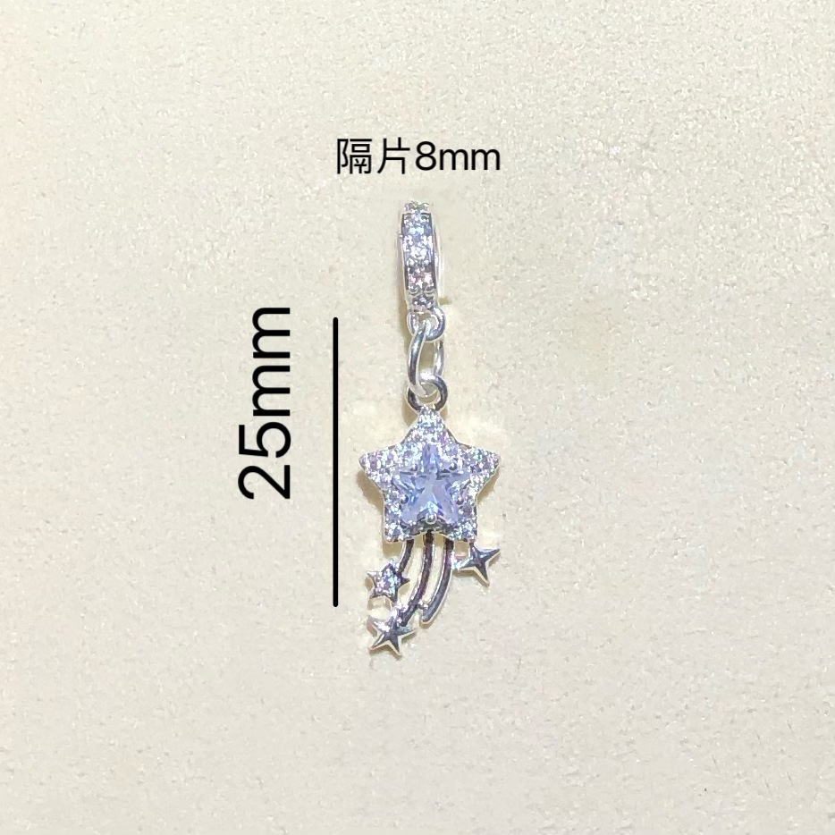 High Color Retention 14K Gold-Filled Crystal DIY Accessories Heavy Tassel Pendant Spacer Beads Bracelet Necklace Beaded Accessories