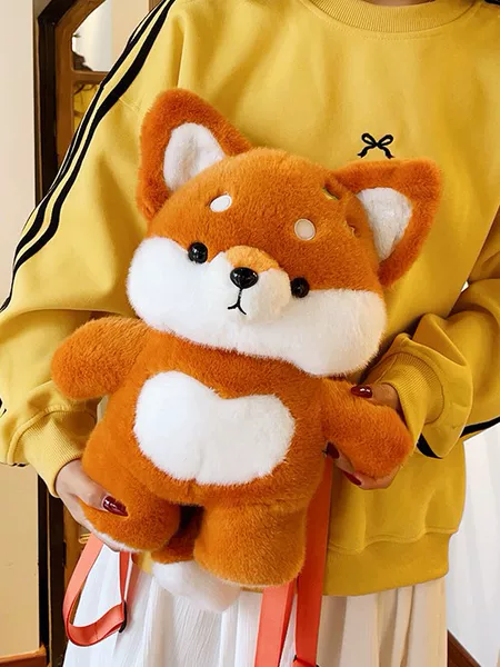 Wholesale Cross-Border 2025 New Model Cute Little Yellow Duck Plush Backpack for Girls, Children's Animal Cartoon Backpack