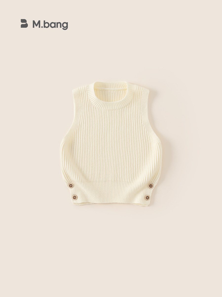 Youbao ropa para niños chaleco de suéter de todo fósforo para niños pequeños y medianos 2025 primavera nuevo chaleco de punto para niños primavera