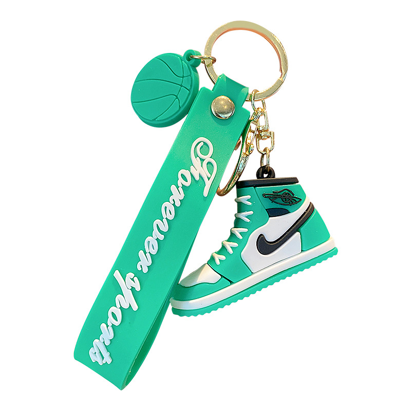 男女カップル靴aj立体キーホルダーストラップ自動車キーチェーン個性創意バッグ装飾小プレゼント