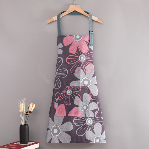 Kitchen Home Wholesale New Thickened Dirty Resistant, Wear Resistant and Antifouling Kitchen Men's and Women's Cotton Canvas Aprons and Coveralls