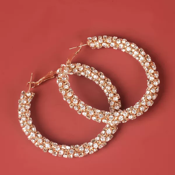 Gold + white diamond - 5cm