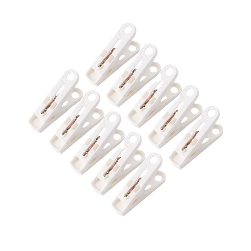 Clipe de ropa, clipe de colcha, clipe de algodón, clipe de colcha grande, percha de ropa a prueba de viento, clipe de plástico doméstico de secado fuerte