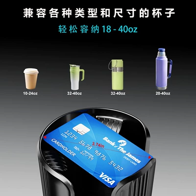 Car cup holder/beverage holder water cup holder extender large