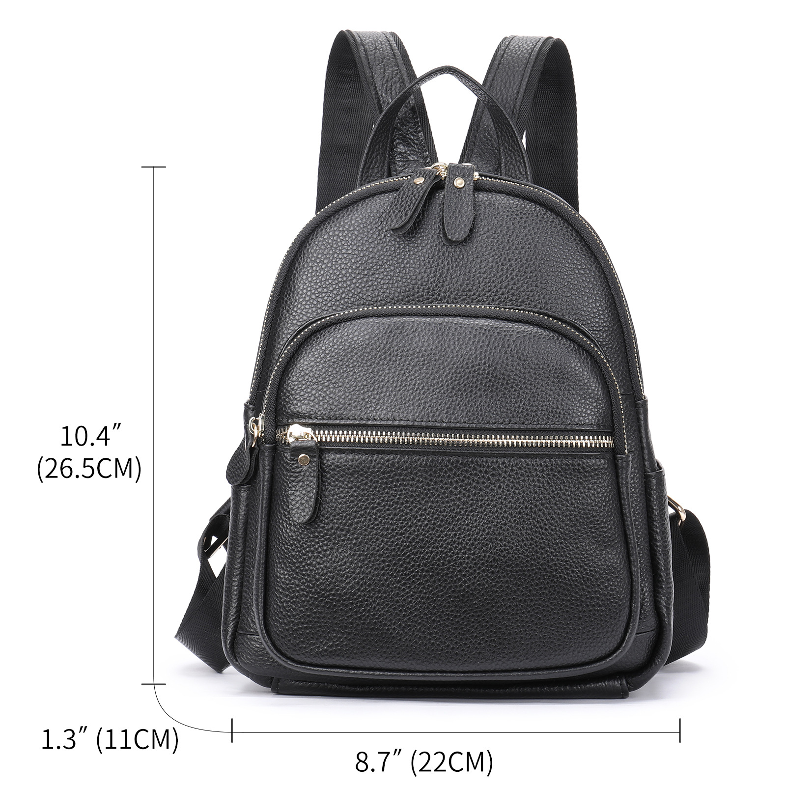 Mochila WESTAL de cuero genuino para mujer, cuero suave de primera capa de alta gama, cuero puro, mochila moderna y versátil, bolso para ir al trabajo