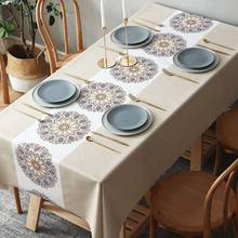 桌布防水防油免洗正长方形茶几台布北欧中式家用餐桌垫