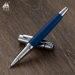 Factory Promotional High Quality Metal PU Leather Creative Ball Pen with Refill High-end Business Office Printable Logo