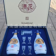 白酒批发山西原酿杏花村清花酒清香型53度礼盒节日送礼自饮整箱