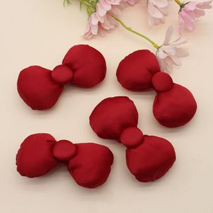 Large Cute Kt Red Cotton-Filled Fabric Bow DIY Hair Accessories Hairpin Hair Hoop Accessories Clothing Shoes and Socks Accessories