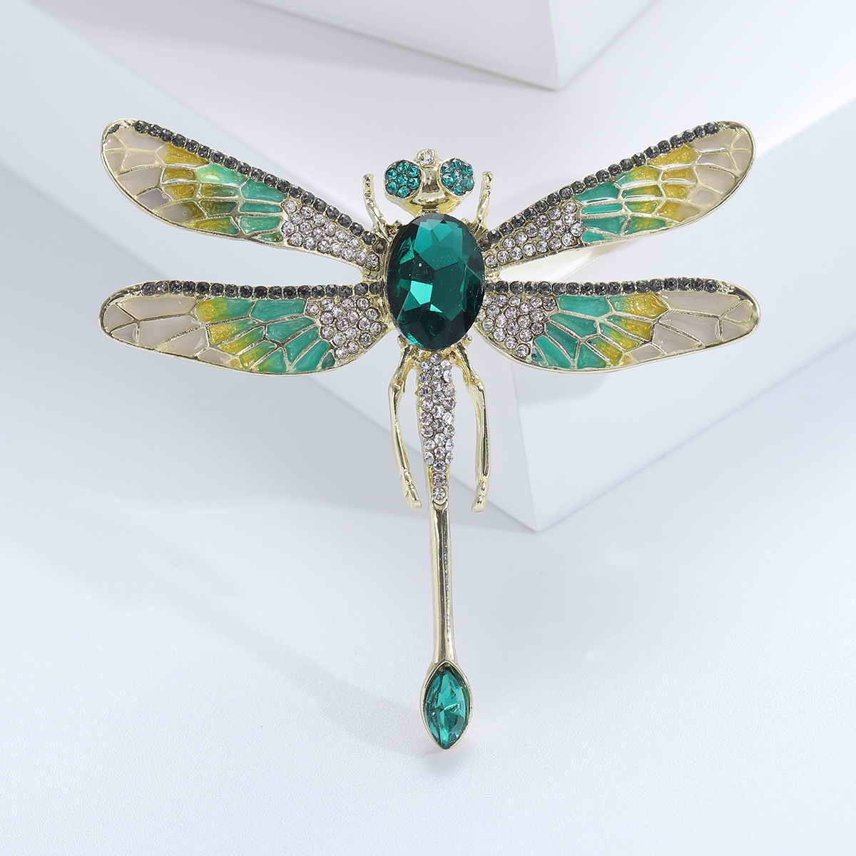 22g Weight Brooches Classification Banquet, Party Occasion Alloy Material Dragonfly Pattern Women's Gender Lady Style Lady Pin Dragonfly Alloy Women's Brooches 2