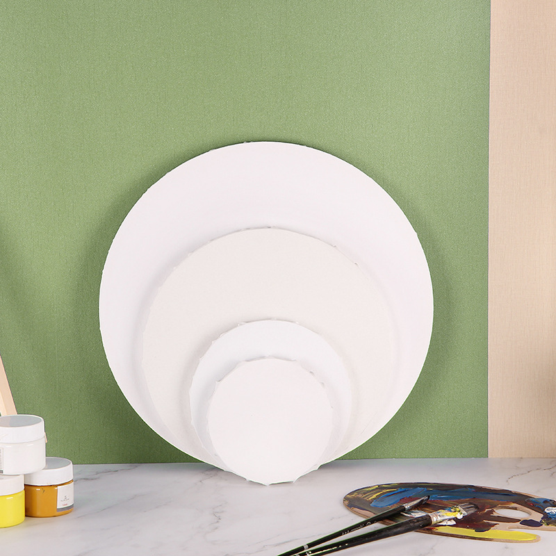 Round Oil Painting Frame Linen Canvas Pure Cotton Canvas Acrylic Oil Paint Blank Frame Studio Wholesale Round Oil Painting Frame Linen Canvas Pure Cotton Canvas Acrylic Oil Paint Blank Frame Studio Wholesale