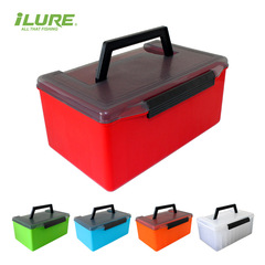 Elua fishing gear wooden shrimp fishing box portable fishing box Doglua storage bait box snap-on portable cross-border