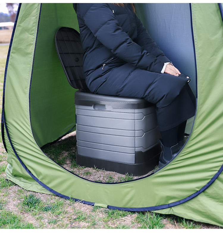 Outdoor Toilet Camping Camping Toilet Car Portable Foldable Odor-proof Toilet for Adults Self-driving Emergency Mobile