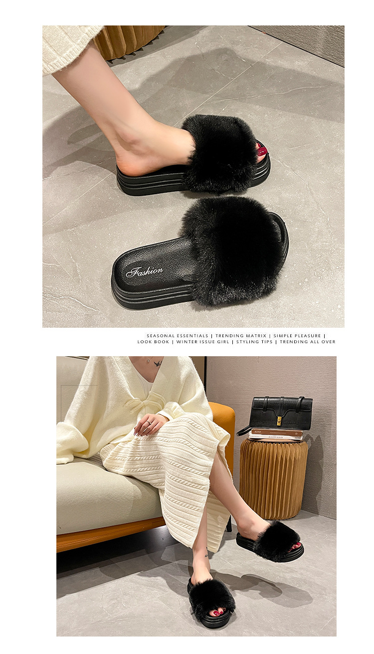 Velvet Plush Slip-On Adjustable Summer Indoor Outdoor Soft Cushioned Machine Washable Memory Foam Slippers House Shoes_voghion.com