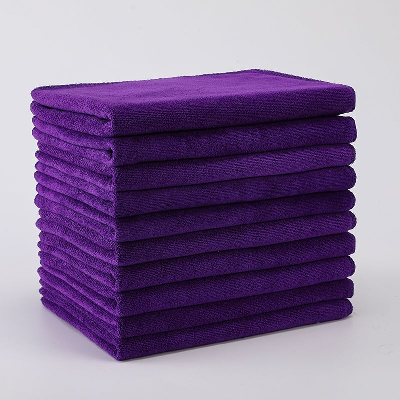 Los fabricantes de toallas de peluquería venden al por mayor toallas de limpieza de belleza suaves y absorbentes de agua que no son fáciles de perder image 9