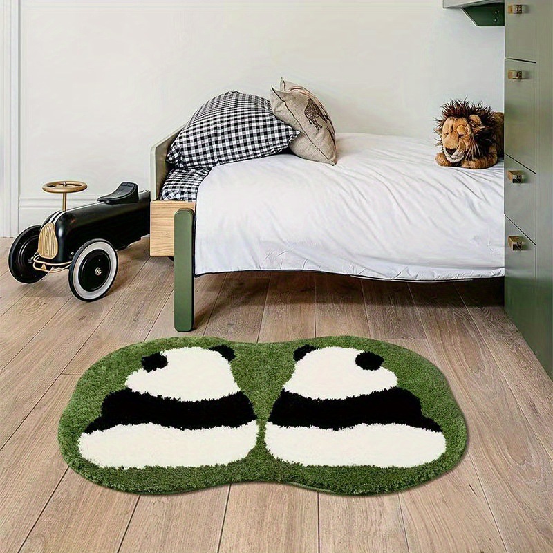 Cachemira piso de dibujos animados baño Baño absorbente hogar inodoro boca antideslizante pie estera alfombra dormitorio alfombra al por mayor