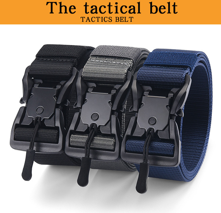 Taktischer Gürtel Magnets chnalle Gürtel lässig Nylon Werkzeug Trainings gürtel Herren Hosen Gürtel Designer Männer und Frauen Gürtel – Detail 13