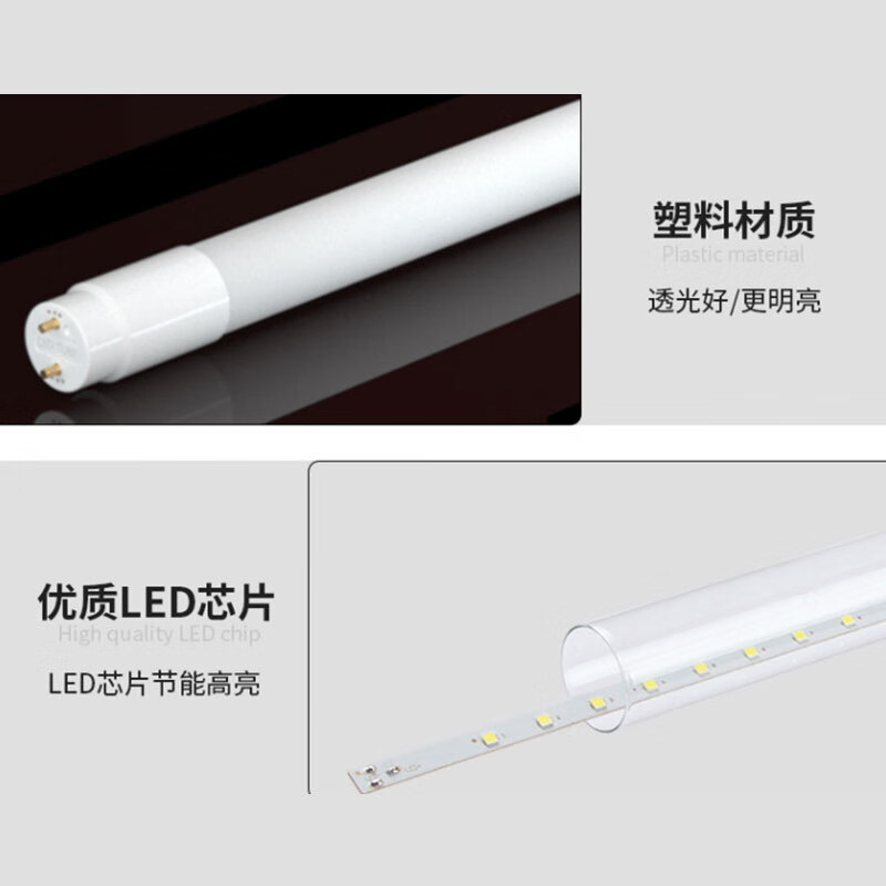 FSL Foshan iluminación de extremo único T8 LED tubo de lámpara larga lámpara fluorescente doméstica de ahorro de energía ultra brillante 1,2 metros de suministro de energía de extremo único