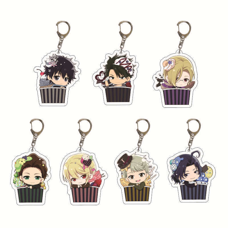 Myriati acrylic peripheral keychain cartoon double-sided pendant for worrying about the country can be sent one piece New pendant Myriati acrylic peripheral keychain cartoon double-sided pendant for worrying about the country can be sent one piece New pendant