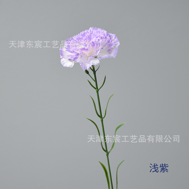 Clavel Artificial de Una Sola Rama de 8 cm de Seda para Bodas y Decoración del Hogar