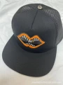 5 Black with Orange Brim