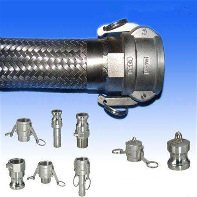 化工管道用食品厂金属软管 耐腐耐温 不锈钢316L卡箍金属软管