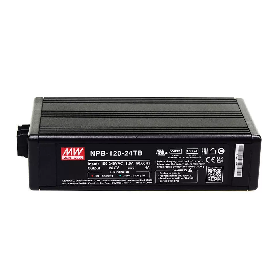 Тайвань MEAN WELL серия NPB-120 мини-зарядное устройство 12V/24V/48V, интерфейс XLR AD1 TB