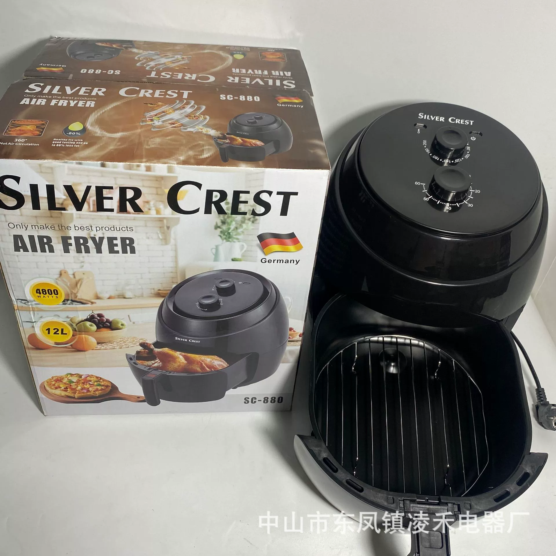 Silver Crest 12 L Air FRYER Английская воздушная жарка Пот Foreign Trade Cross-border Export Factory
