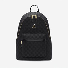 nike jordan双肩包2025新款满印老花双肩包男女休闲旅行背包14寸