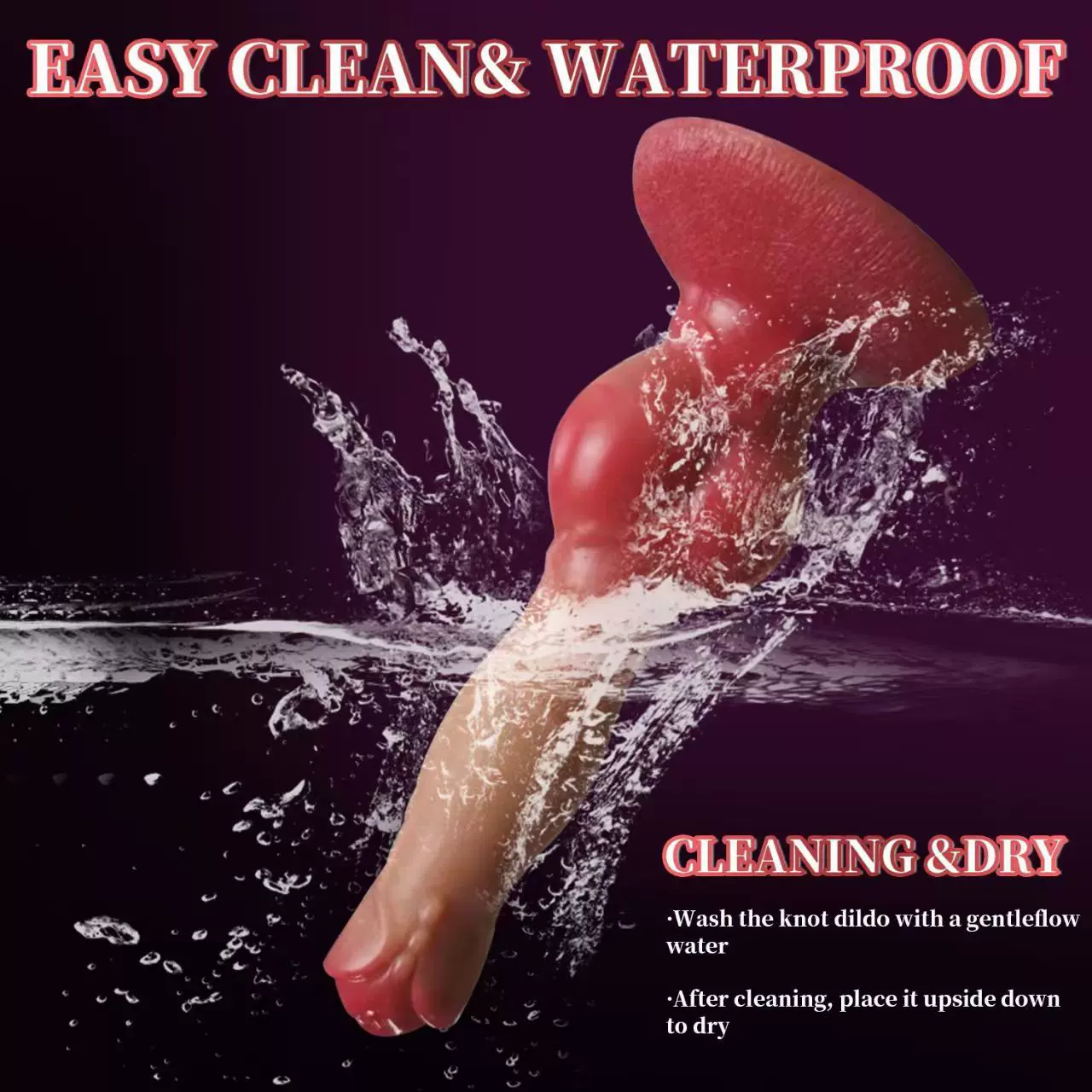 爆品新四尺寸超大动物异形阳具狗屌假阴茎吸盘自慰器女用扩肛后庭