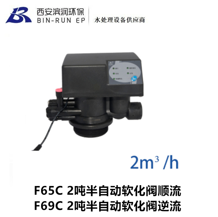 60002 F65C 70002 F69C 润新2吨半自动软化阀 进出水口6分