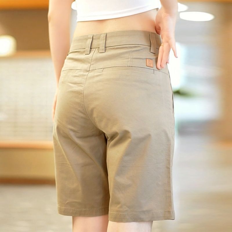 Quality Khaki Casual Shorts Pants Men's Summer Thin Five-point Pants Loose Straight High-grade Pants Men's All-match Men's Wear Quality Khaki Casual Shorts Pants Men's Summer Thin Five-point Pants Loose Straight High-grade Pants Men's All-match Men's Wear